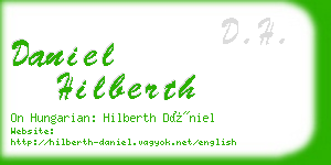 daniel hilberth business card